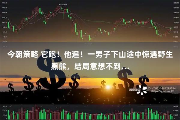 今朝策略 它跑！他追！一男子下山途中惊遇野生黑熊，结局意想不到…